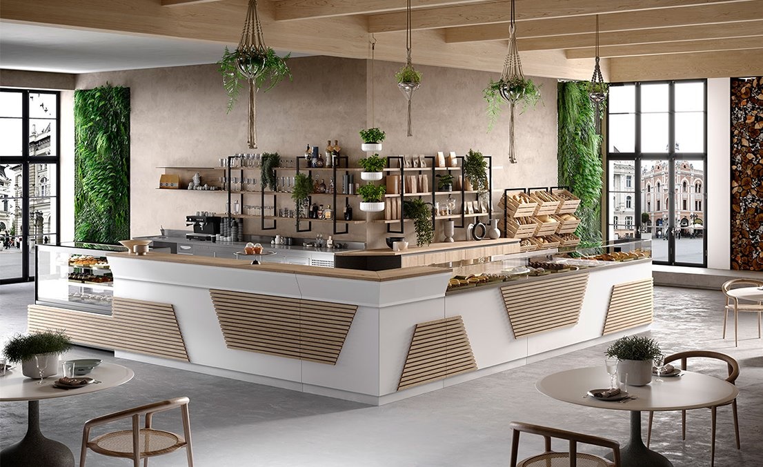 Rashladni šank sa elementima trapeza mod. RG1