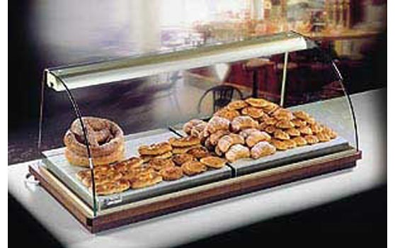 Heating top counter for croissant