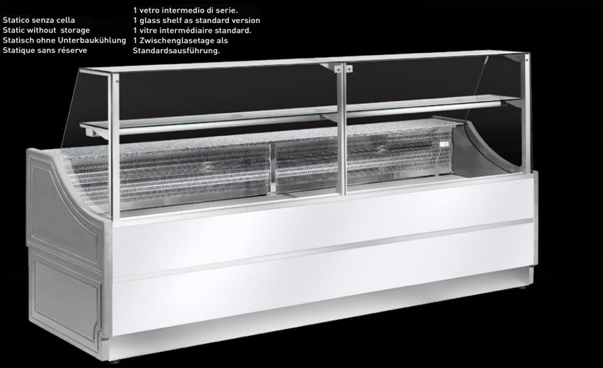 Rashladna topla ili neutralna vitrina za fast food