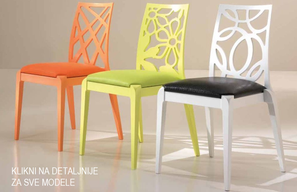 Stolice moderne za hotele restorane pizzerije konobe