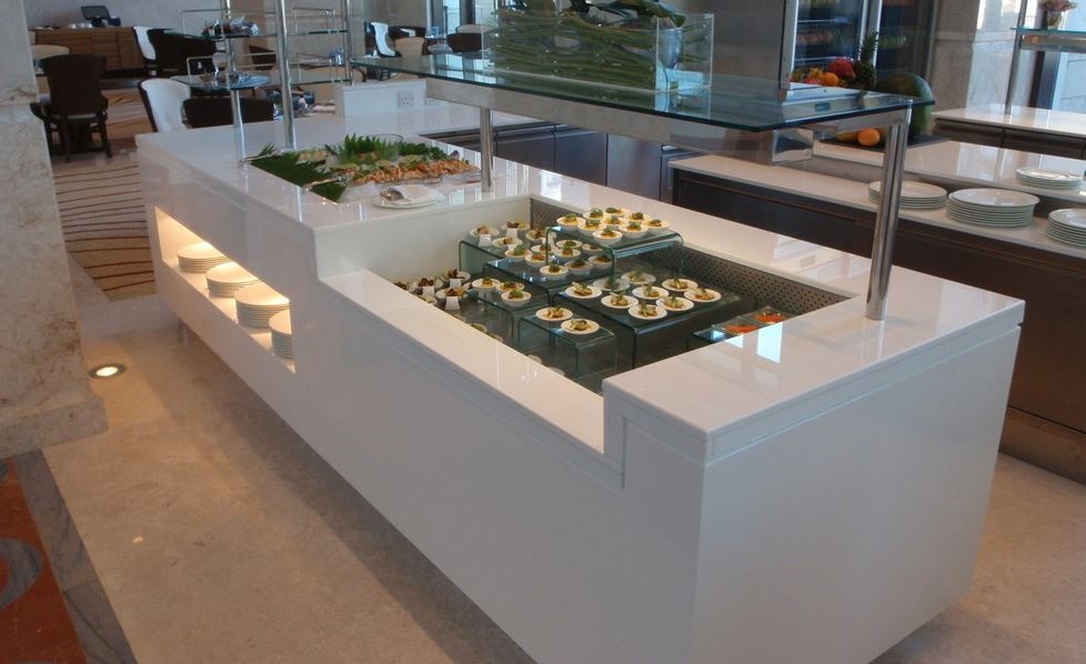 Oprema samoposluživanje - self service WHITE